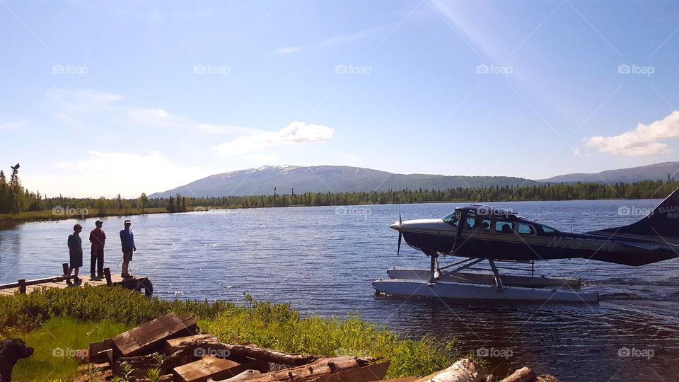 Waiting at the Dock for Remote Alaska Trasport