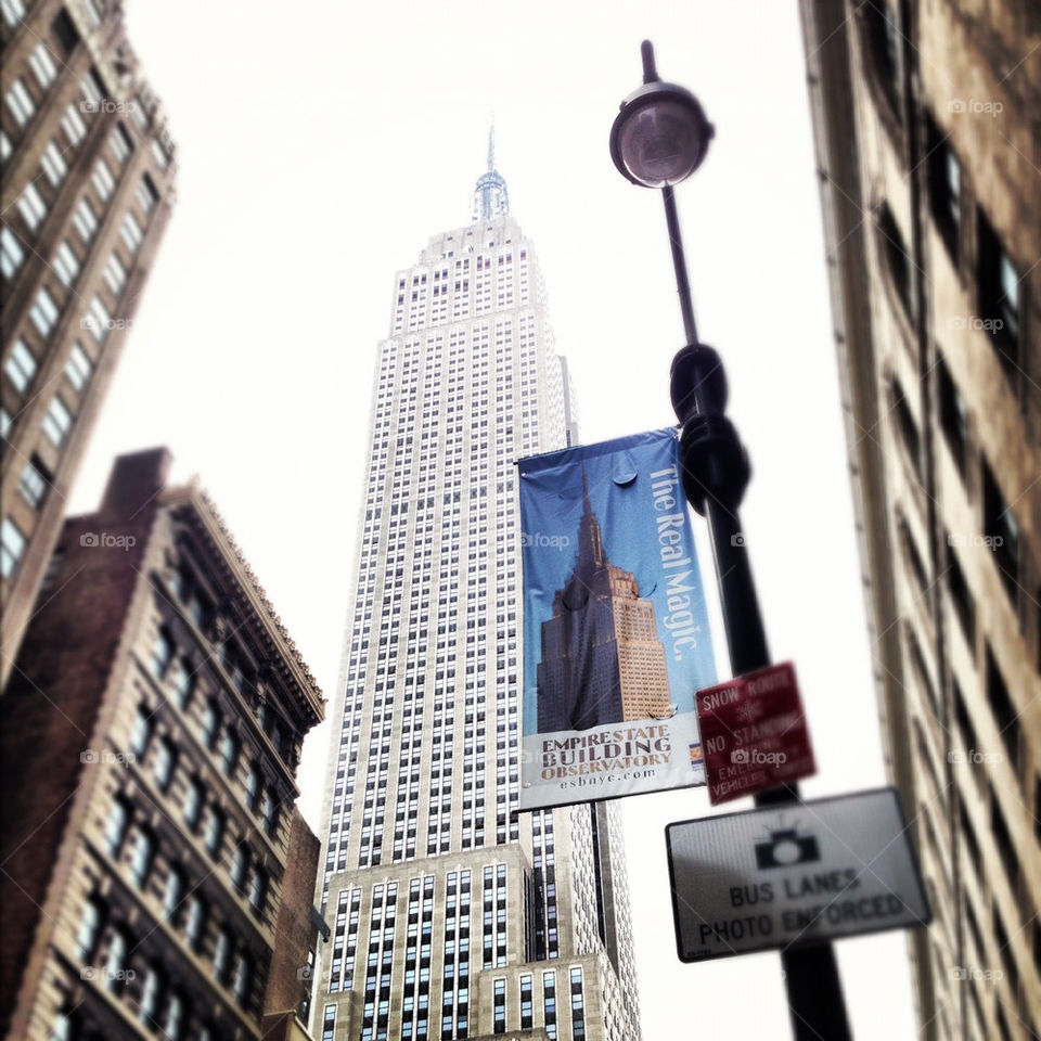empire state building new york city by annettembo