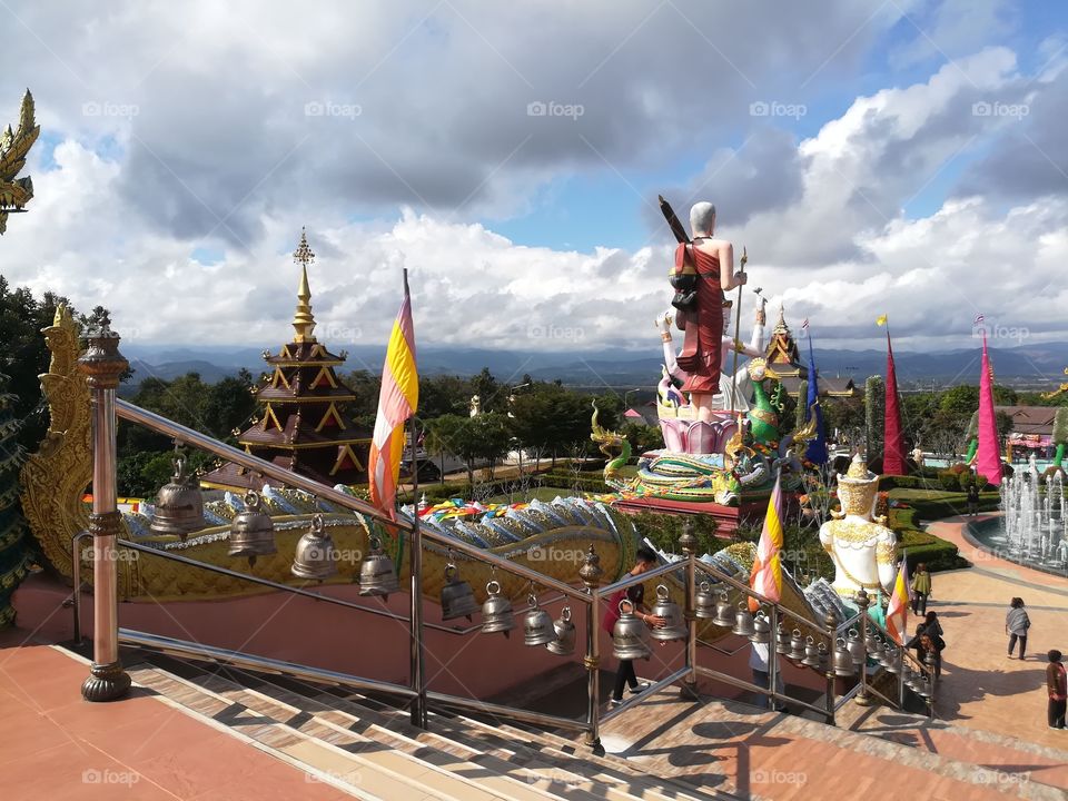 A corner in sangkaew temple