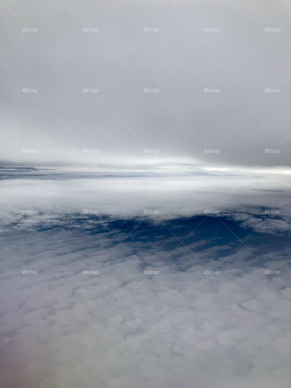 Clouds seen from flying