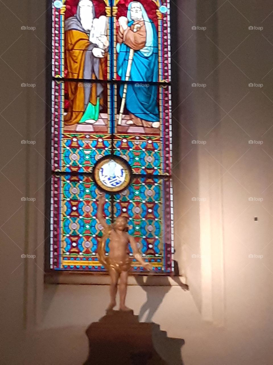 Домский собор. Витраж и скульптура