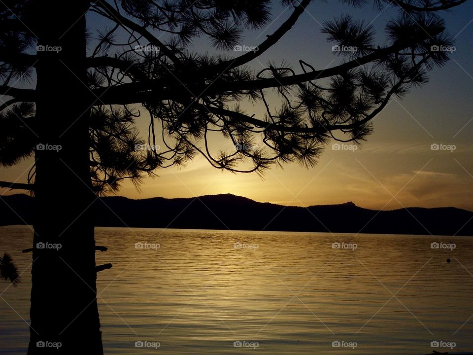 Sunset at Lake Tahoe