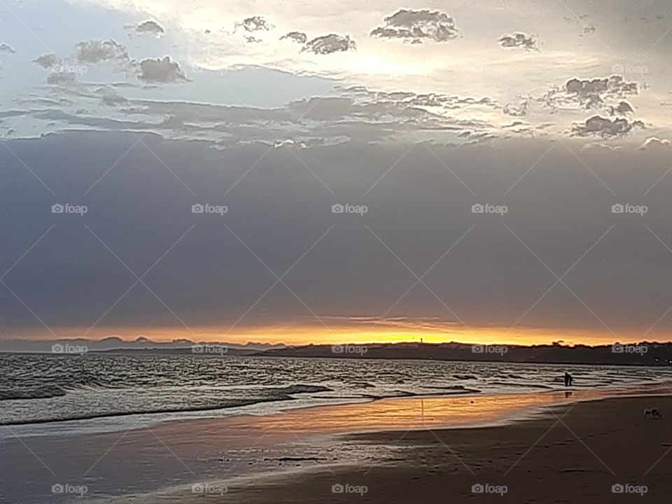 Overwelming Sunset at the Beach