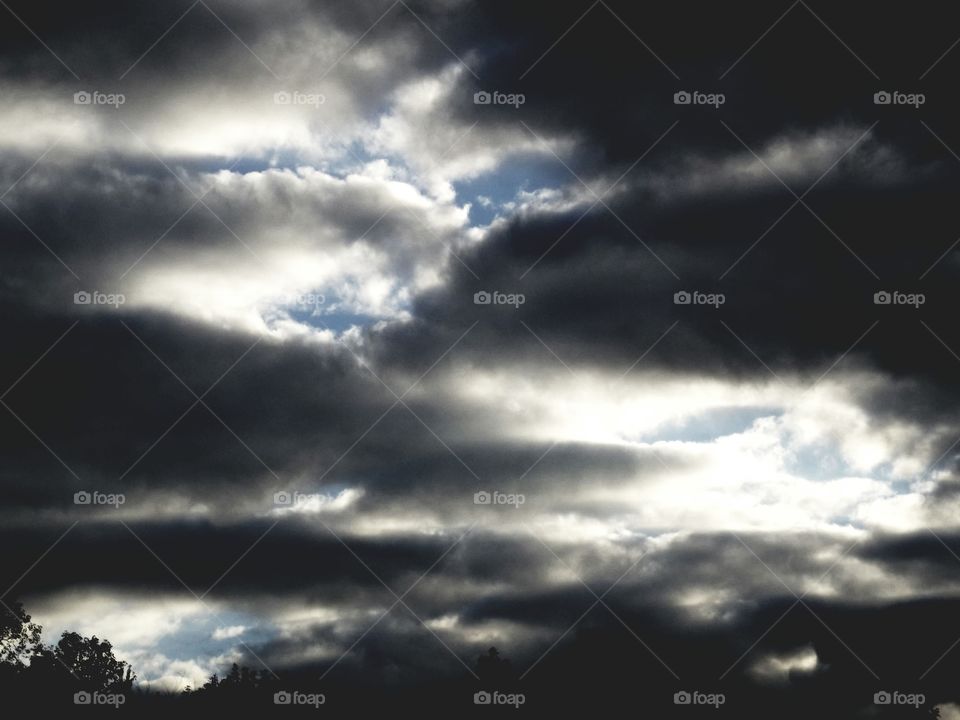 Clouds in the Sky way up High