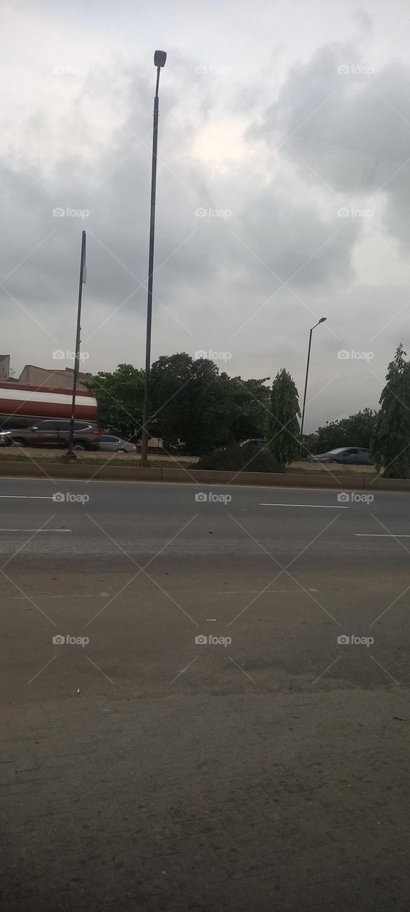 Lovely landscape along the express road. A welcome distraction from the highway noise.