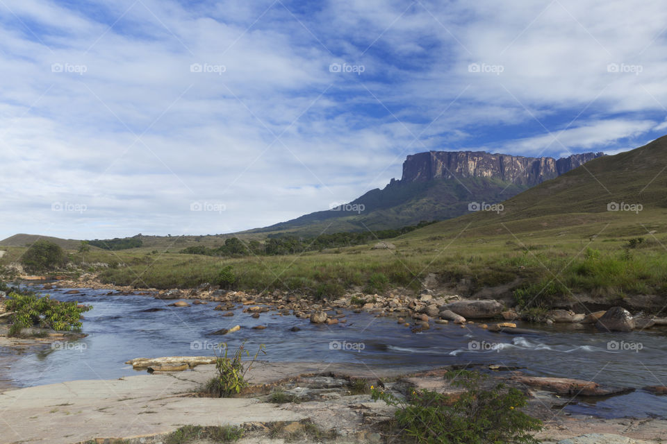 Kukenan Tepui in Venezuela, Canaima National Park.