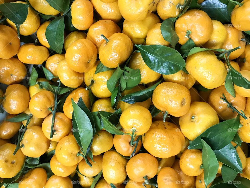 Tangerines background natural light.