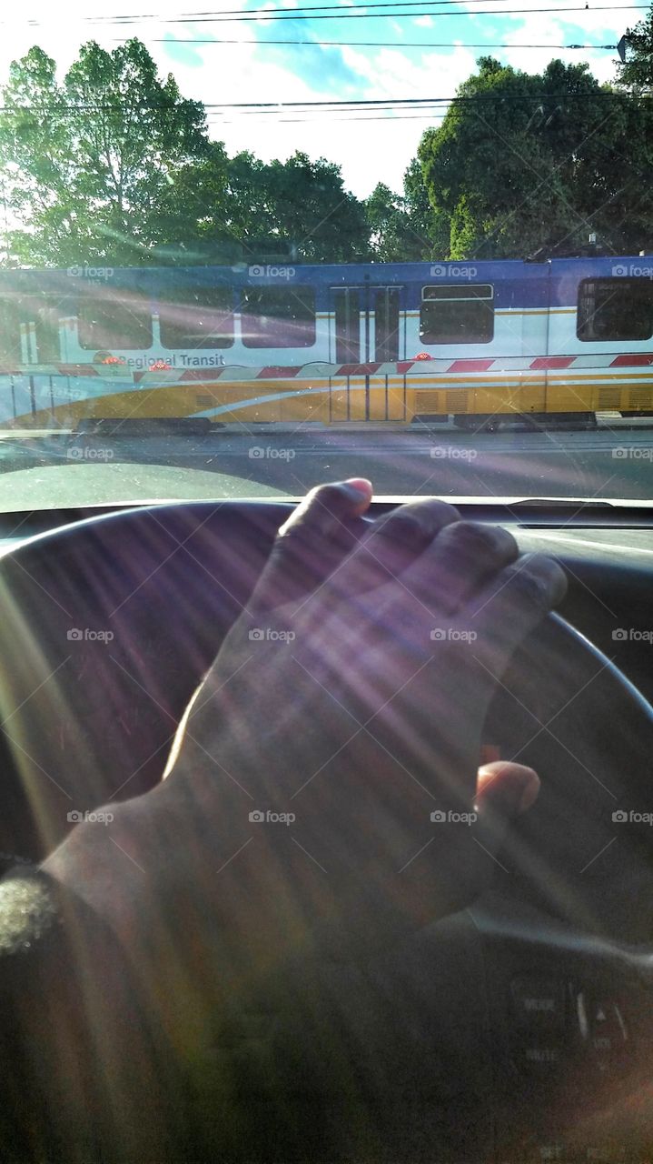 sun rays morning commute