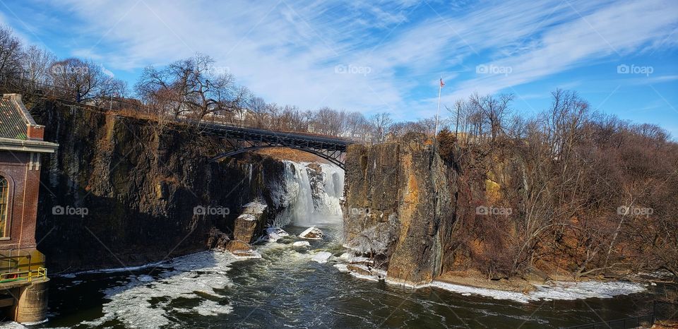 The Paterson Falls freezing