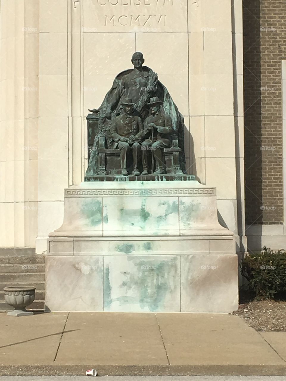 WW2 monument Evans Indiana 