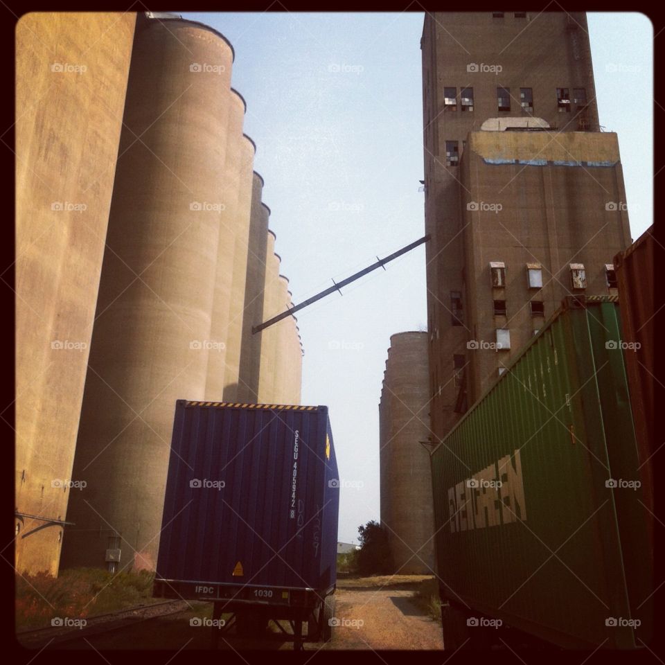 Grain Silos 1. Minneapolis abandoned grain silos