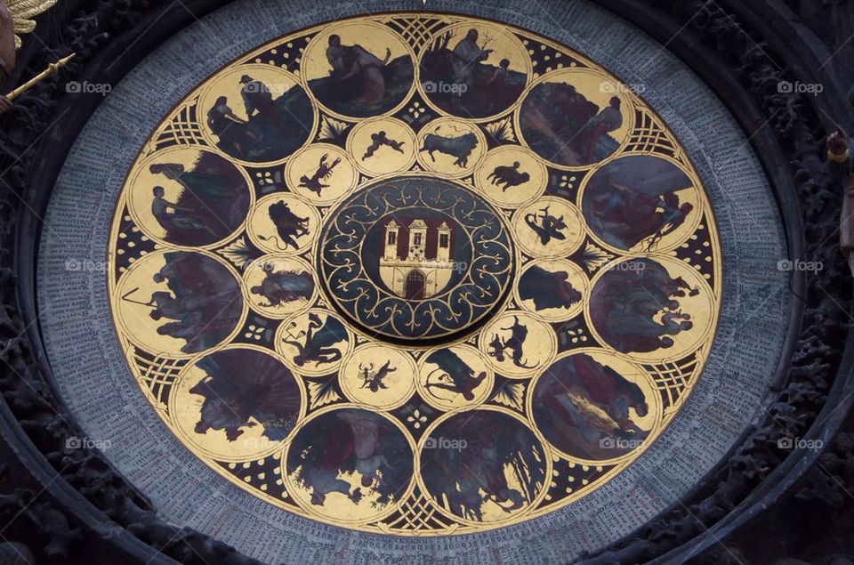 Quadrant closeup, Astronomical Tower, Prague