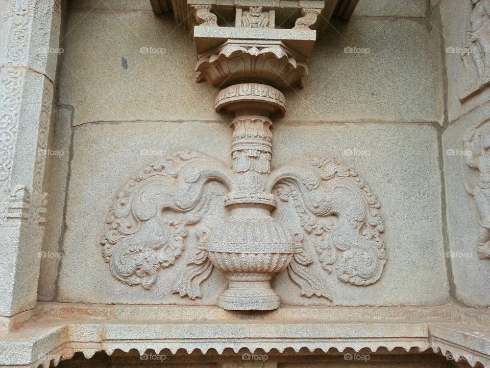 architecture  on hard  stone