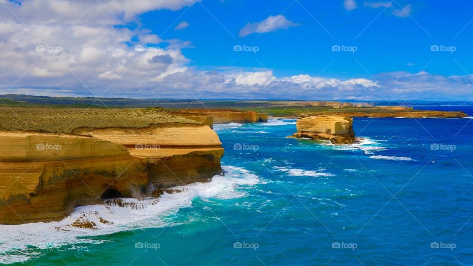 Lime stone cliffs