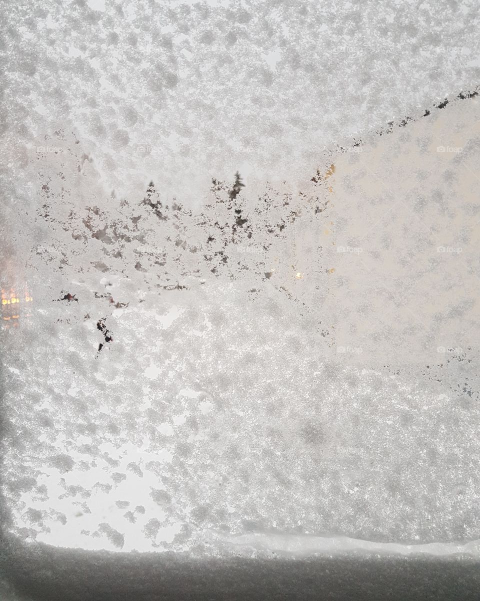 snow window