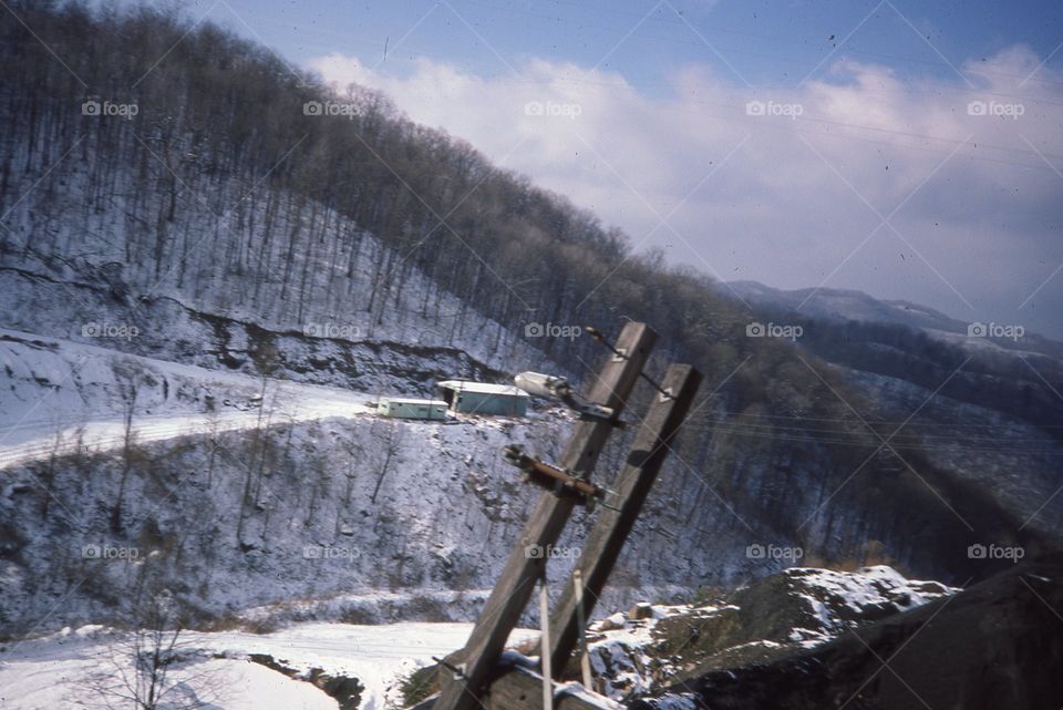winter in South West Virginia coal country