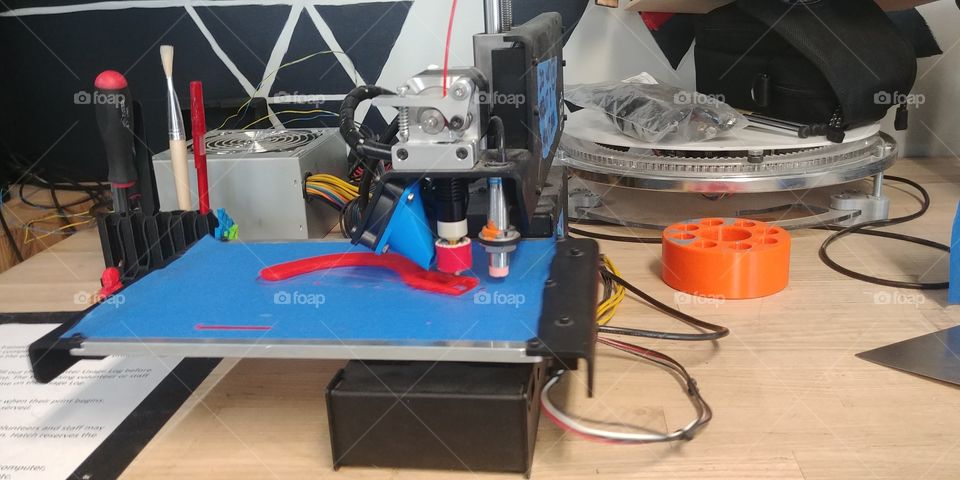 3D Printer in action