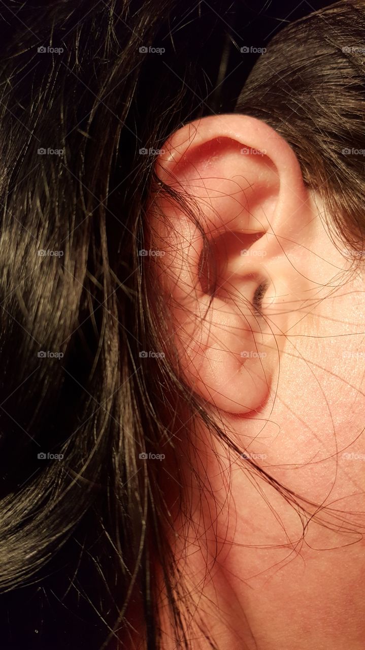 Human Female Ear