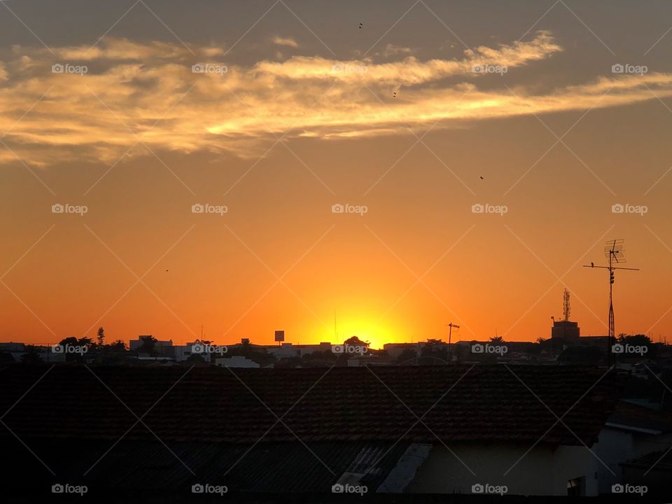 Sunrise in the city... The promise of a new, great and sunny day!