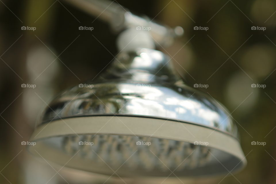 Outside shower head