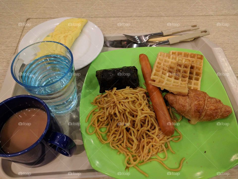 Breakfast in Singapore