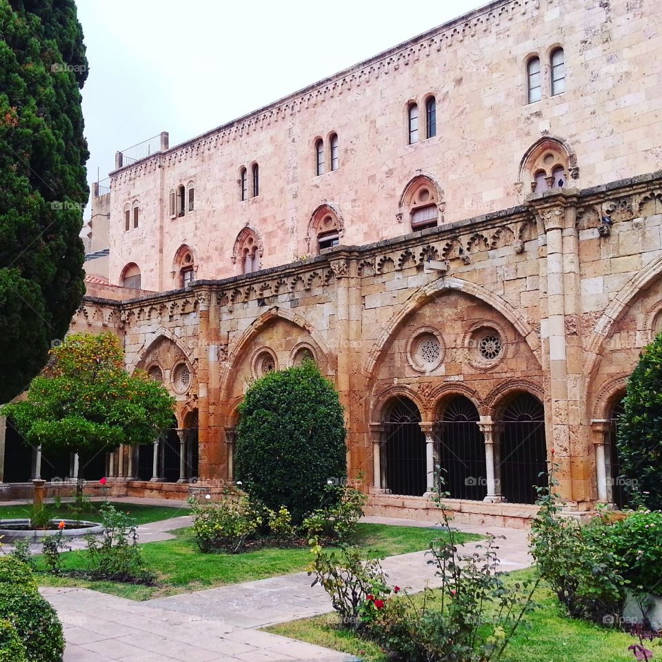 Courtyard of the Cathedral Basilica of Santa Maria de Tarragona