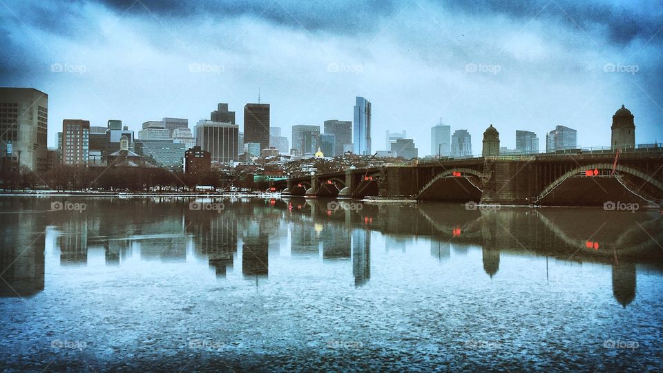 Longfellow bridge in boston