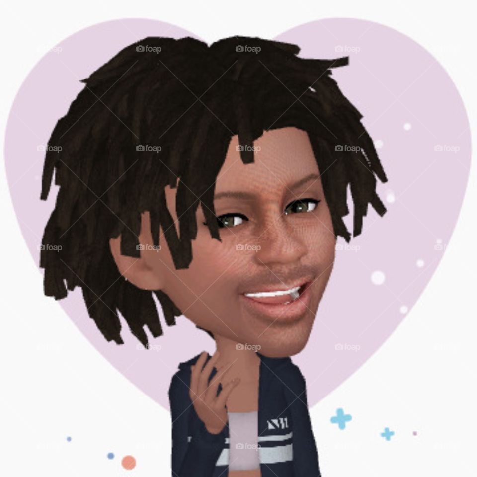 Black Cartoon Boy With Dreads