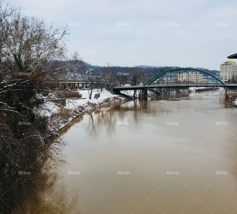 Bridge Over River Water