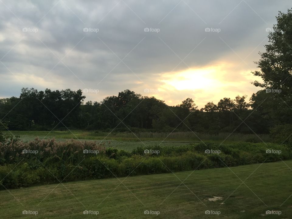 Sunset . CT Wine Trail