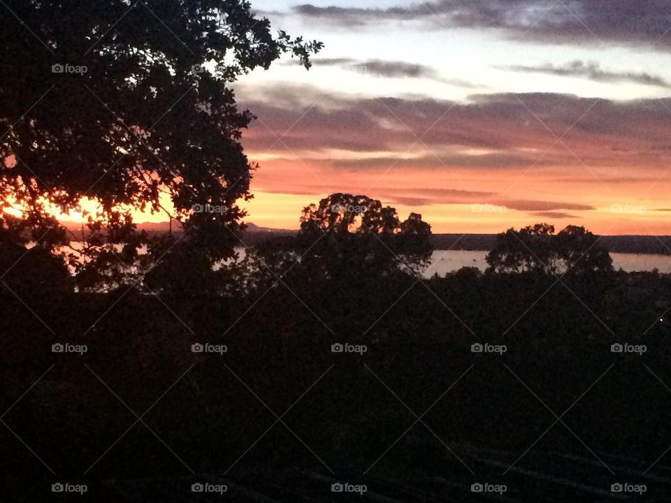 Folsom Lake at Sunset