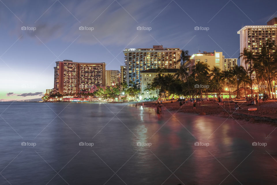 great evening walk by the beach