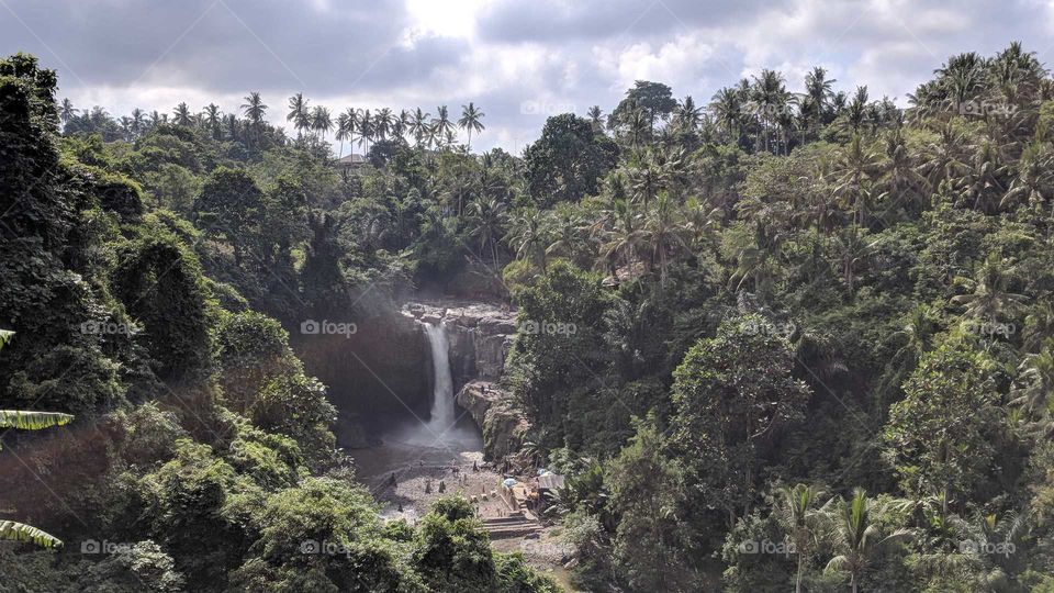 Tegenungan Waterfall in Bali, Indonesia.