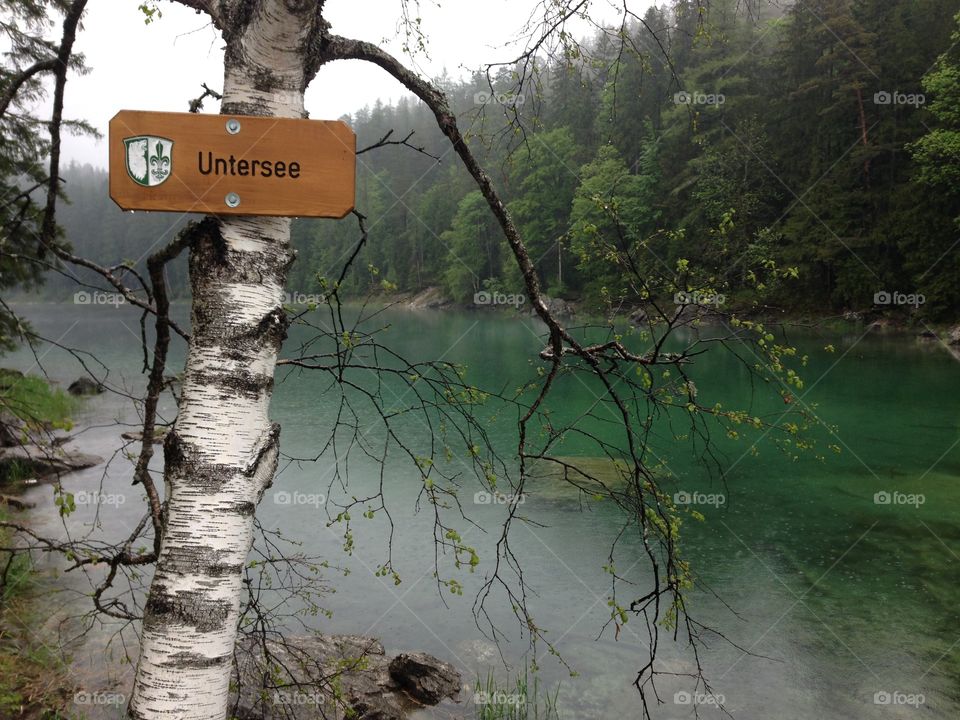 South Germany. Eibsee