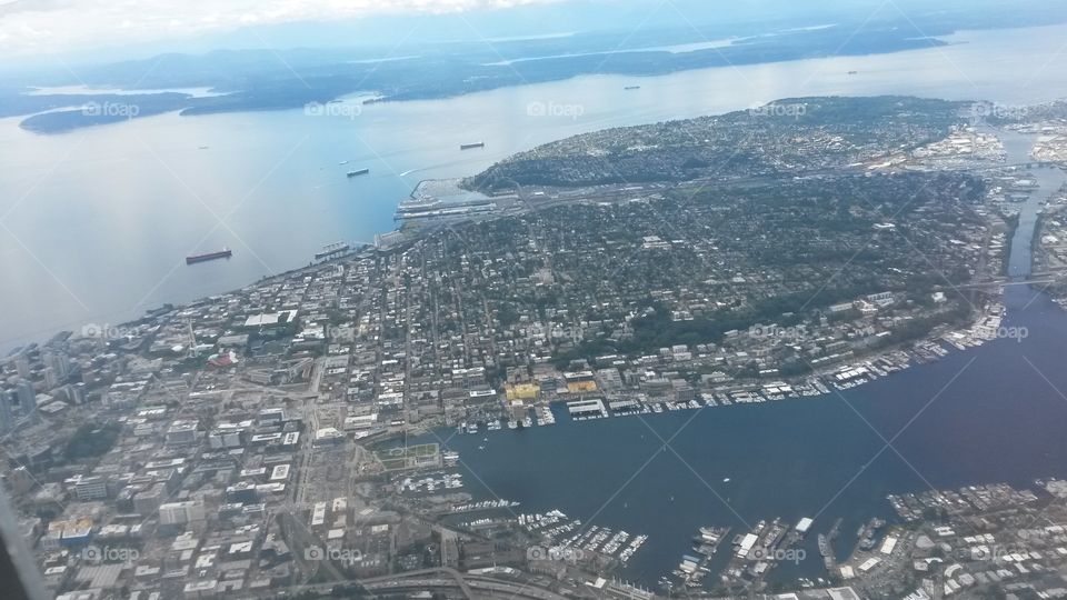 Seattle vu du ciel 