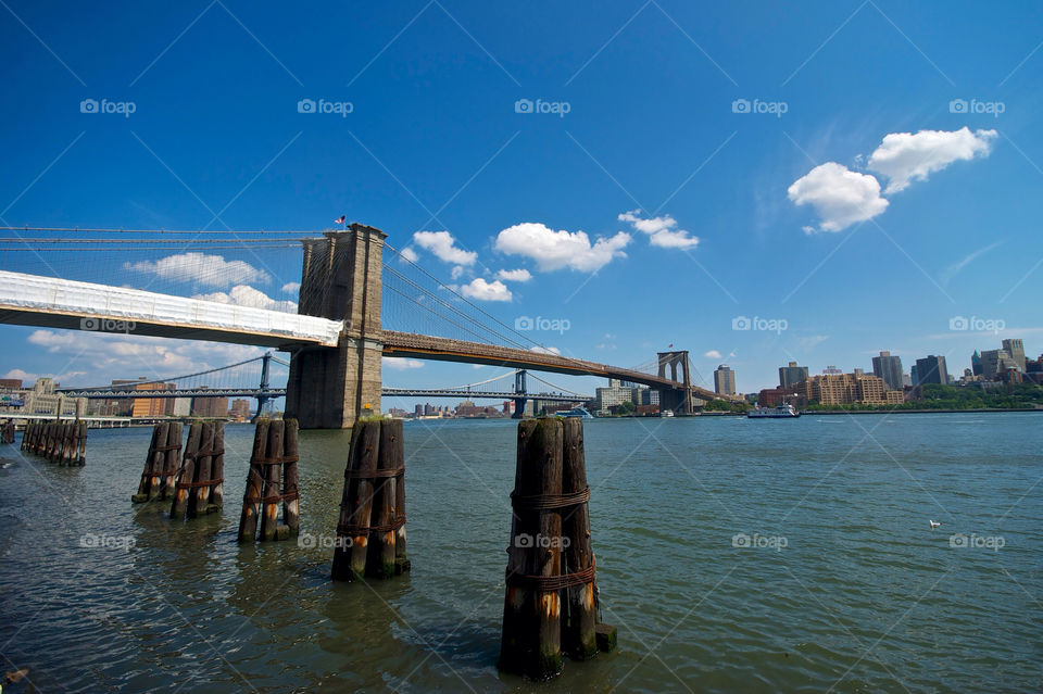 sky city clouds water by mhorvath