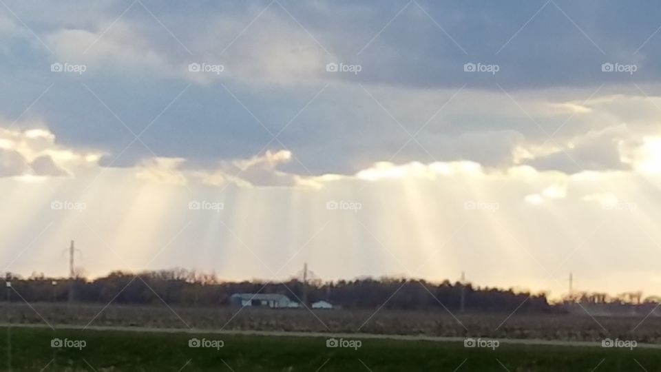 sun rays