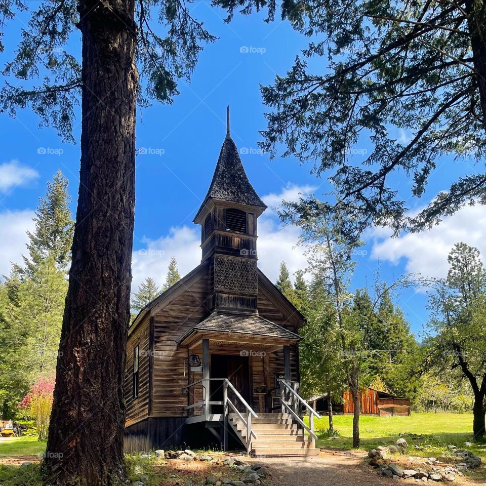 Ghost town church