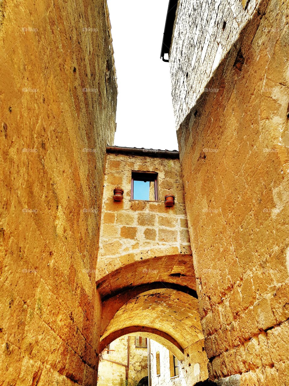 Borgo medievale italiano, italian old city medieval