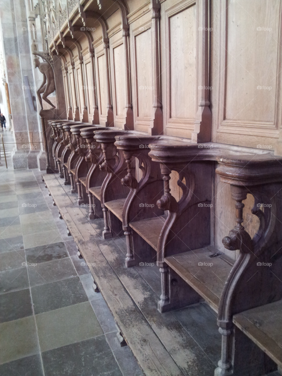 chairs in the church dogs graven wood ribe danemark simple by empire13
