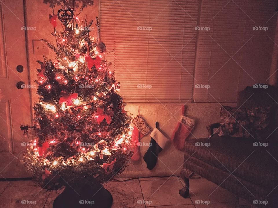 The stockings are hung and the tree lit with care. It’s a cold breezy night, crisp in the air. 