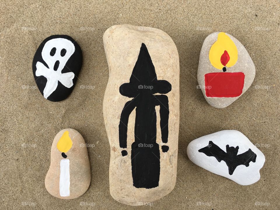 Halloween on stones