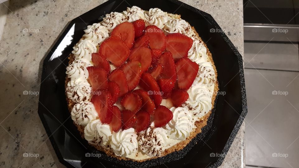 Erdbeerkuchen