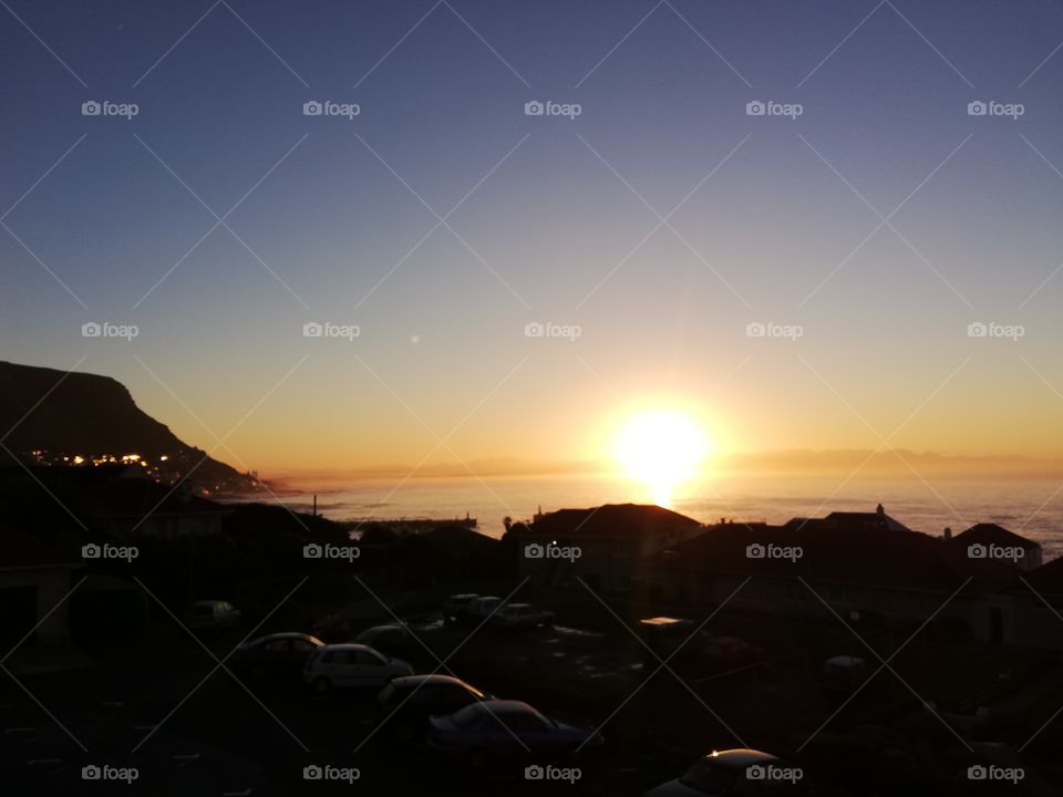 Sun Rise over Kalk Bay
