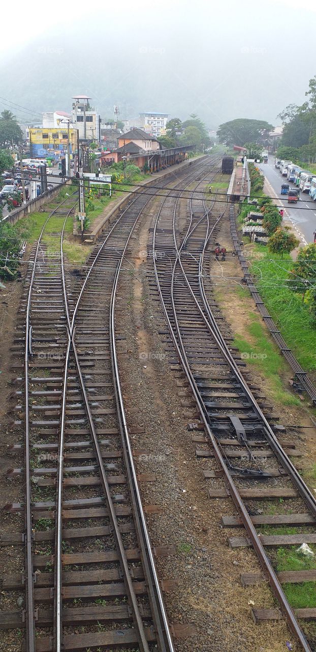 amazing view of railway station