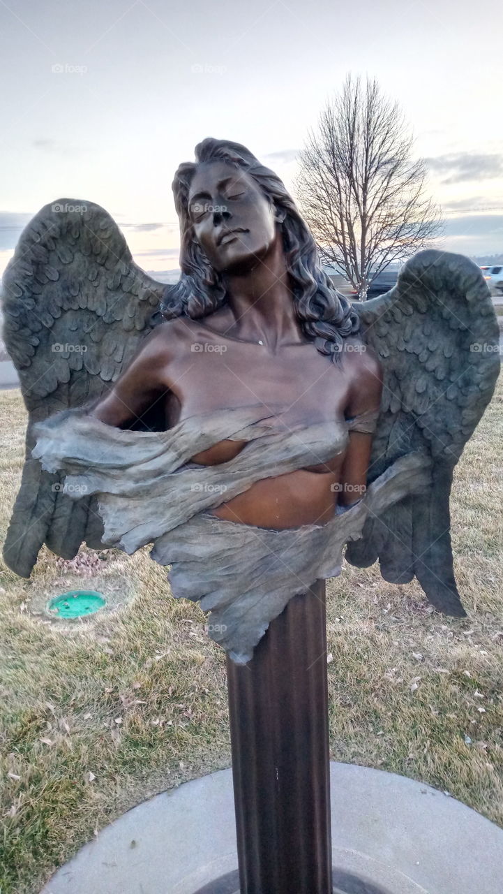 Angel Sculpture.