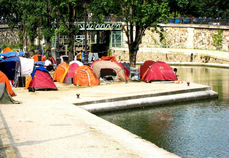 Camping in Paris