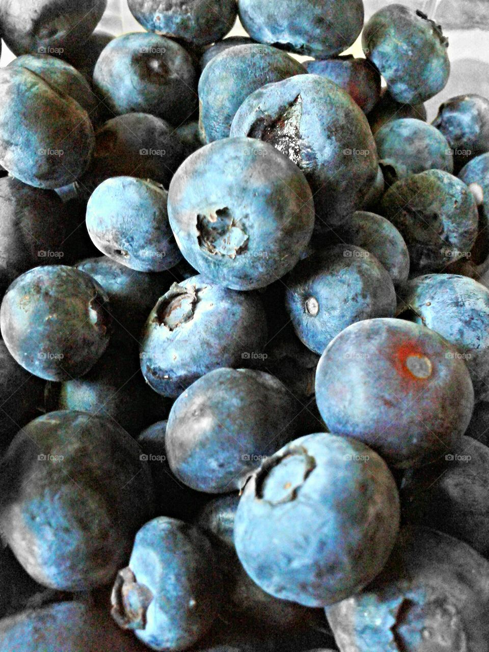 Blueberries.. A simple handful of blue.