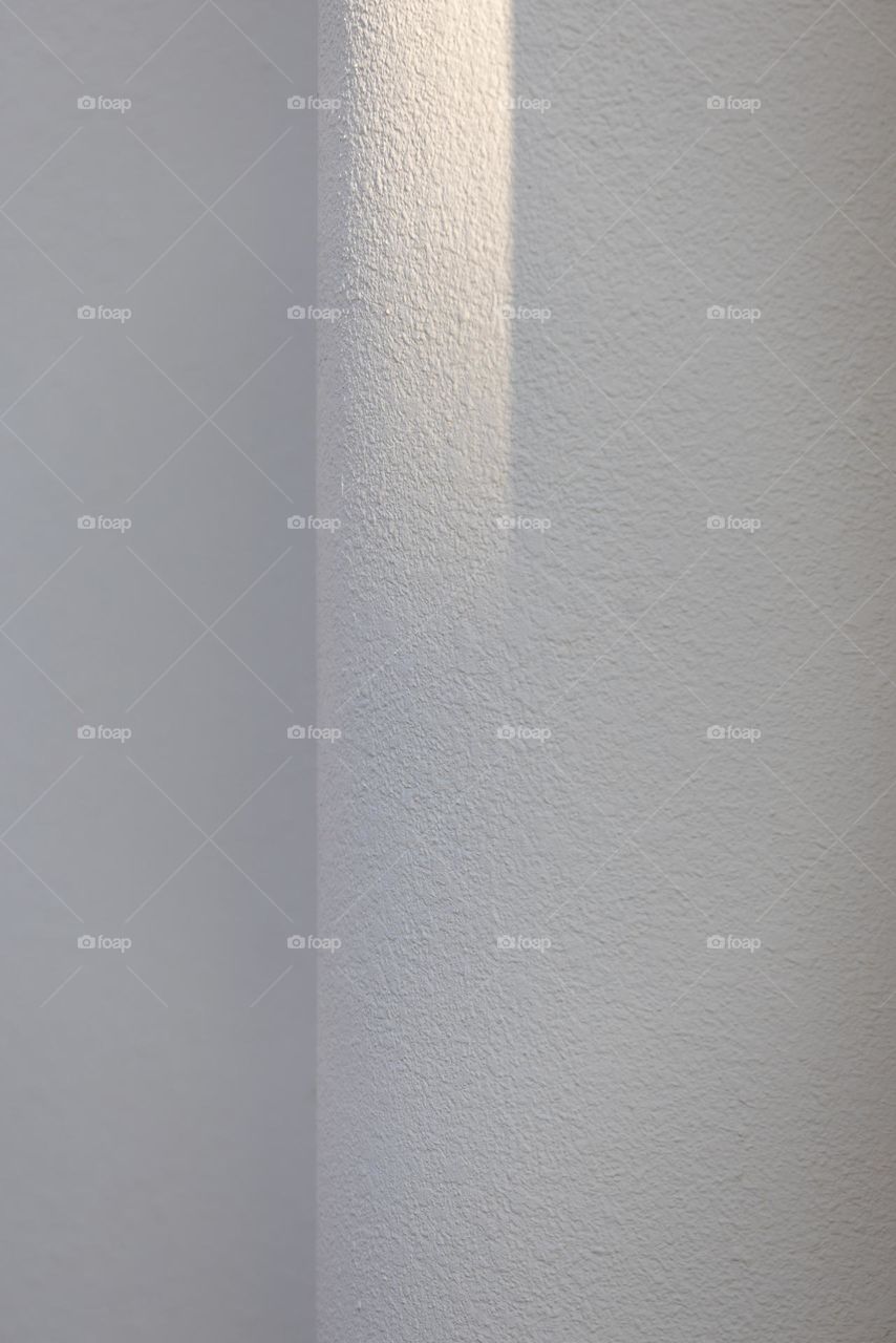 Minimalistic photo of lights on white wall