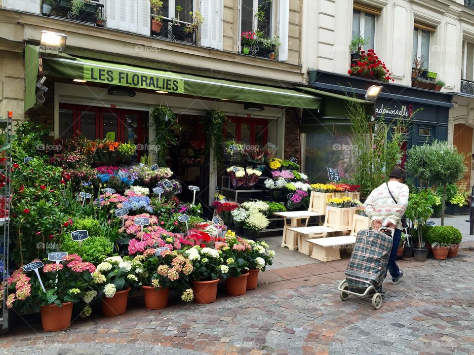 Flower shop, Paris